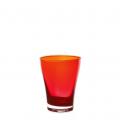 GLASS RED SET6 8x10.5 CM