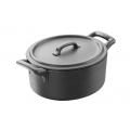 BC OVAL COCOTTE WITH LID 45CL 13,5X12,2X8CM