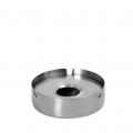 SS 18/0 ASHTRAY WITH WIND SHIELD D10CM